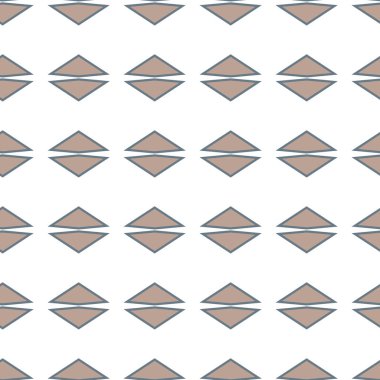 Geometrik şekilli kusursuz desen vektör çizimi