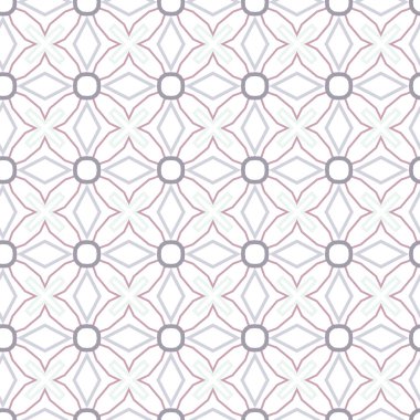 Modern geometrik vektör tasarımı, kusursuz desen çizimi