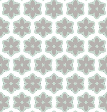 geometrik süsleme biçiminde kusursuz vektör deseni