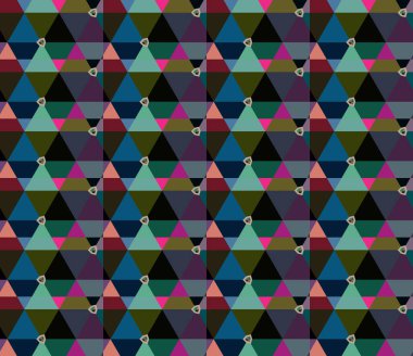 Geometrik şekilli kusursuz desen vektör çizimi