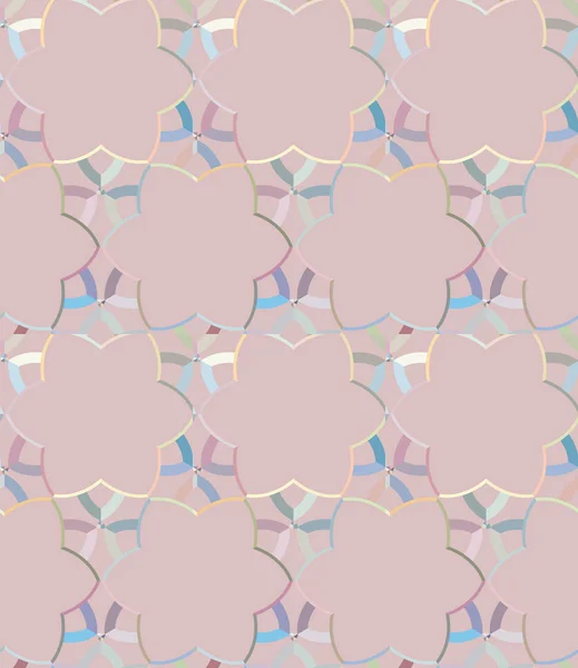 Motif vectoriel sans couture dans un style ornemental géométrique — Image vectorielle