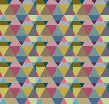 geometrik süsleme biçiminde kusursuz vektör deseni