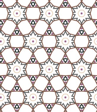 Modern geometrik vektör tasarımı, kusursuz desen çizimi