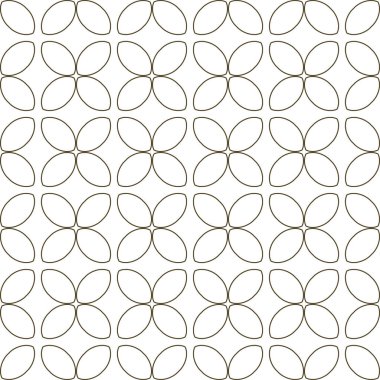 Modern geometrik vektör tasarımı, kusursuz desen çizimi