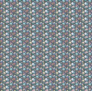 Modern geometrik vektör tasarımı, kusursuz desen çizimi