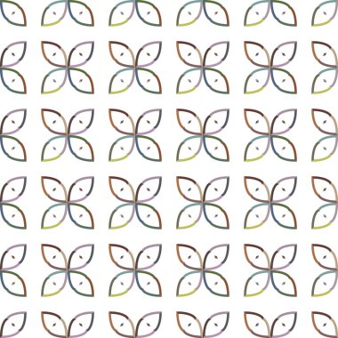 Modern geometrik vektör tasarımı, kusursuz desen çizimi