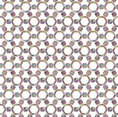 Modern geometrik vektör tasarımı, kusursuz desen çizimi