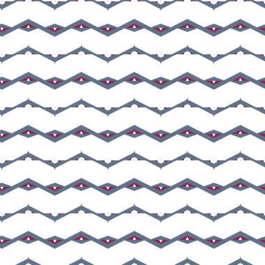 Geometrik şekilli kusursuz desen vektör çizimi