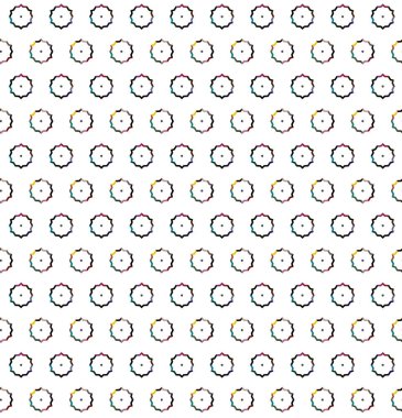 Modern geometrik vektör tasarımı, kusursuz desen çizimi