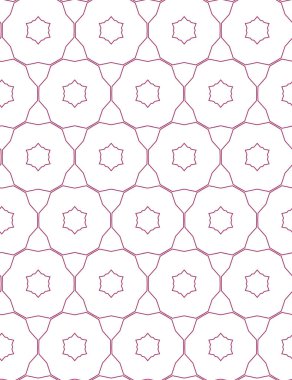 Modern geometrik vektör tasarımı, kusursuz desen çizimi