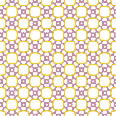 Geometrik şekilli kusursuz desen vektör çizimi