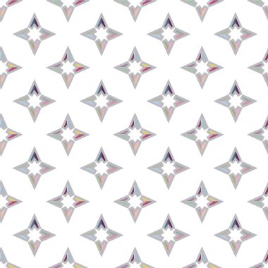 geometrik süsleme biçiminde kusursuz vektör deseni