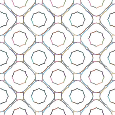 Modern geometrik vektör tasarımı, kusursuz desen çizimi