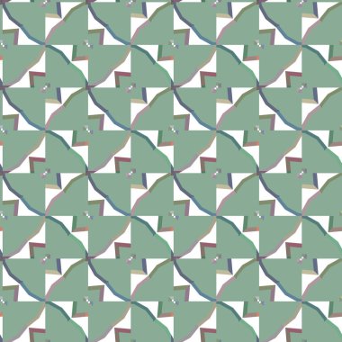 Modern geometrik vektör tasarımı, kusursuz desen çizimi