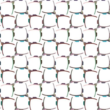 Modern geometrik vektör tasarımı, kusursuz desen çizimi
