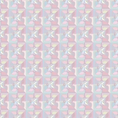 Modern geometrik vektör tasarımı, kusursuz desen çizimi