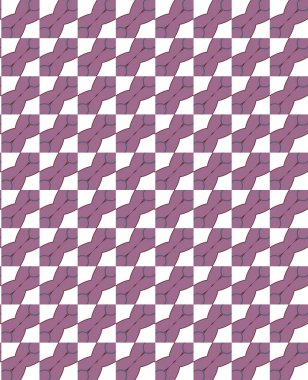 Modern geometrik vektör tasarımı, kusursuz desen çizimi