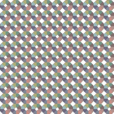 Modern geometrik vektör tasarımı, kusursuz desen çizimi