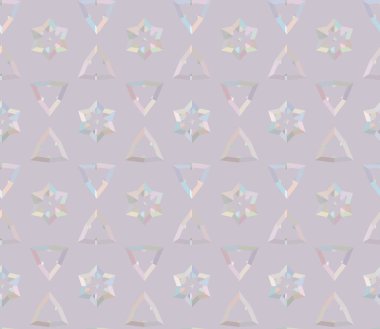 geometrik süsleme biçiminde kusursuz vektör deseni