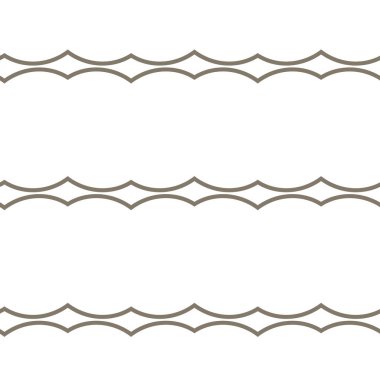 geometrik süsleme biçiminde kusursuz vektör deseni