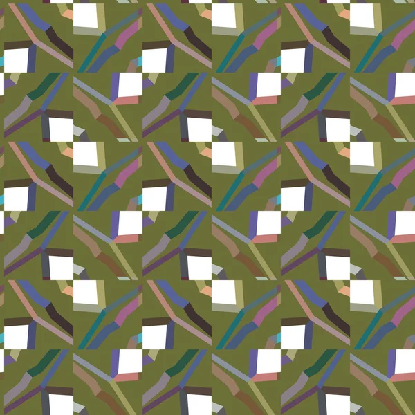 Modern geometrik vektör tasarımı, kusursuz desen çizimi