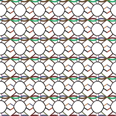Soyut geometrik şablonun vektör çizimi