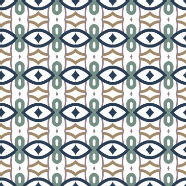 Modern geometrik vektör tasarımı, kusursuz desen çizimi