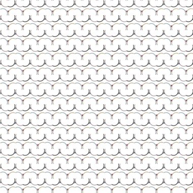 Modern geometrik vektör tasarımı, kusursuz desen çizimi