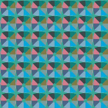 Kusursuz geometrik süslemeli vektör deseni