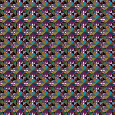 Modern geometrik vektör tasarımı, kusursuz desen çizimi