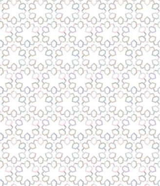 geometrik süsleme biçiminde kusursuz vektör deseni