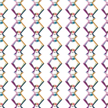 Modern geometrik vektör tasarımı, kusursuz desen çizimi