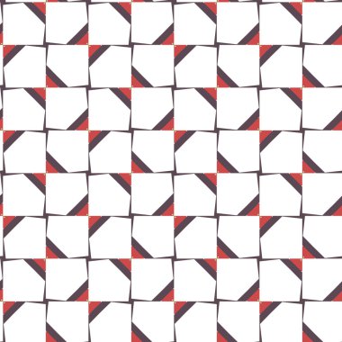 Modern geometrik vektör tasarımı, kusursuz desen çizimi