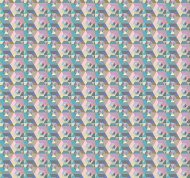 Soyut geometrik şablonun vektör çizimi