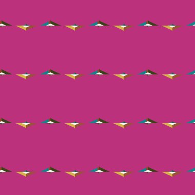 Modern geometrik vektör tasarımı, kusursuz desen çizimi