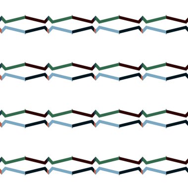 Modern geometrik vektör tasarımı, kusursuz desen çizimi