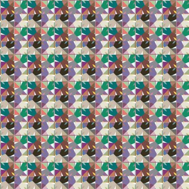 Modern geometrik vektör tasarımı, kusursuz desen çizimi