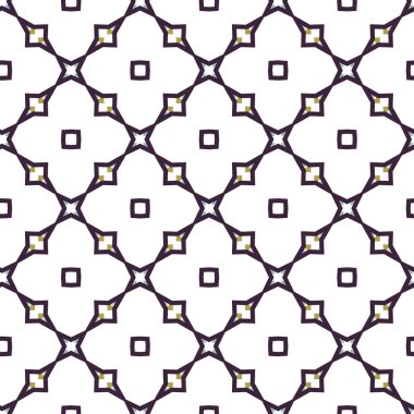 Modern geometrik vektör tasarımı, kusursuz desen çizimi