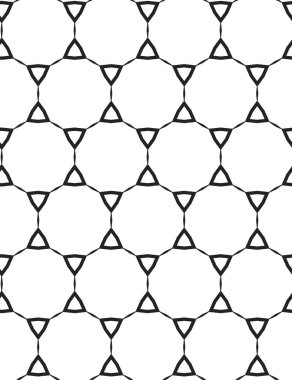Geometrik şekilli kusursuz desen vektör çizimi