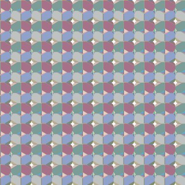 Modern geometrik vektör tasarımı, kusursuz desen çizimi