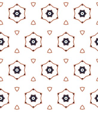 Modern geometrik vektör tasarımı, kusursuz desen çizimi