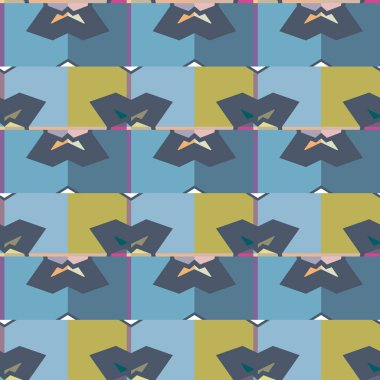 Kusursuz geometrik süslemeli vektör deseni