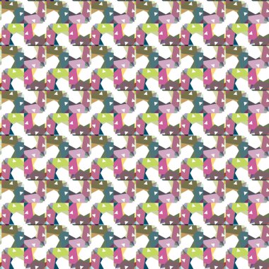 Modern geometrik vektör tasarımı, kusursuz desen çizimi