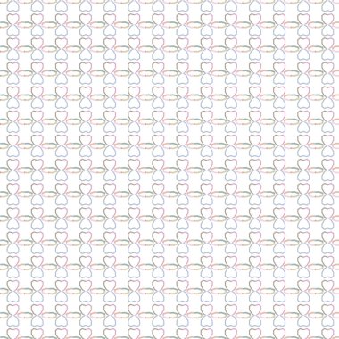 geometrik süsleme biçiminde kusursuz vektör deseni