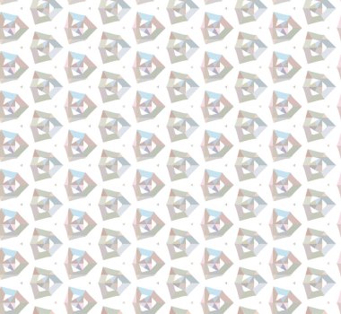 Modern geometrik vektör tasarımı, kusursuz desen çizimi