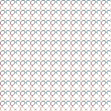 Modern geometrik vektör tasarımı, kusursuz desen çizimi