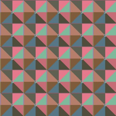 Geometrik şekilli kusursuz desen vektör çizimi