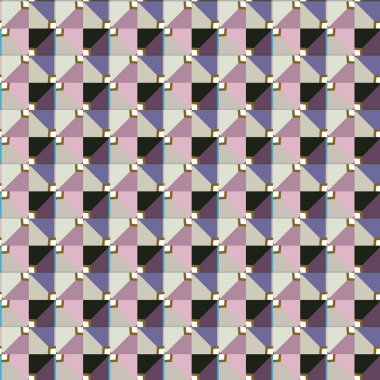 Modern geometrik vektör tasarımı, kusursuz desen çizimi