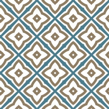 Modern geometrik vektör tasarımı, kusursuz desen çizimi