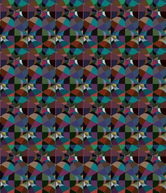 Modern geometrik vektör tasarımı, kusursuz desen çizimi